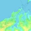 Mapa topográfico Quimiac, altitud, relieve