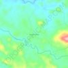Mapa topográfico Chiguirí Abajo, altitud, relieve