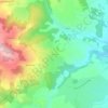 Mapa topográfico Pouzols, altitud, relieve
