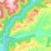 Mapa topográfico Costrix, altitud, relieve