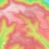 Mapa topográfico Unterberken, altitud, relieve