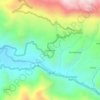 Mapa topográfico Llanduma, altitud, relieve