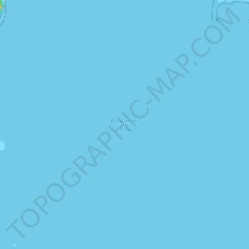 Mapa topográfico Batemans Bay, altitud, relieve