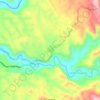 Mapa topográfico Obat, altitud, relieve