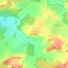 Mapa topográfico Reinange, altitud, relieve