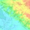 Mapa topográfico Bonne-Terre, altitud, relieve