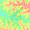 Mapa topográfico Panambi, altitud, relieve