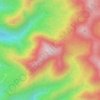 Mapa topográfico Belle Hôtesse, altitud, relieve