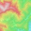 Mapa topográfico Botro, altitud, relieve