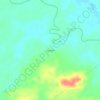 Mapa topográfico Cucurito, altitud, relieve