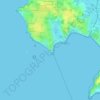 Mapa topográfico Le Bile, altitud, relieve