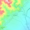 Mapa topográfico Los Tanques, altitud, relieve