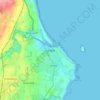 Mapa topográfico Amble, altitud, relieve
