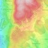 Mapa topográfico Lingental, altitud, relieve