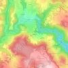 Mapa topográfico Triolaire, altitud, relieve