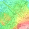 Mapa topográfico Batuan, altitud, relieve