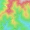 Mapa topográfico Becher Kessel und Herrenstube, altitud, relieve
