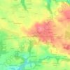 Mapa topográfico Ar Hoat, altitud, relieve
