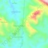 Mapa topográfico Kampung Semuti, altitud, relieve