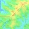 Mapa topográfico Le Bonnodeau, altitud, relieve
