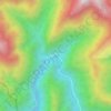 Mapa topográfico Macu, altitud, relieve