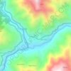 Mapa topográfico Attal, altitud, relieve