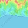 Mapa topográfico La Bouillabaisse, altitud, relieve