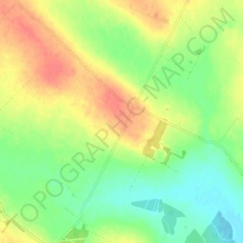 Mapa topográfico Lyth, altitud, relieve