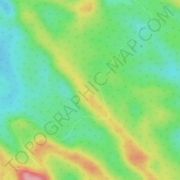 Mapa topográfico Fraser Island, altitud, relieve