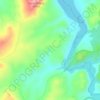 Mapa topográfico El Físico, altitud, relieve
