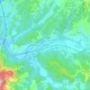 Mapa topográfico Pallerone, altitud, relieve