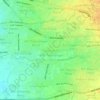 Mapa topográfico Pagesangan, altitud, relieve