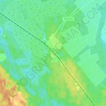 Mapa topográfico Лейпясуо, altitud, relieve