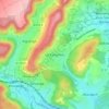 Mapa topográfico Le Konacker, altitud, relieve