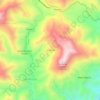 Mapa topográfico La Chuva, altitud, relieve
