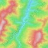 Mapa topográfico L'Acqua, altitud, relieve
