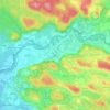 Mapa topográfico Apflau, altitud, relieve