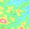 Mapa topográfico Gannalaputtu, altitud, relieve