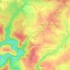 Mapa topográfico La Bironnière, altitud, relieve