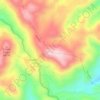 Mapa topográfico Cerro de la Mola, altitud, relieve
