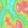 Mapa topográfico La Clusaz, altitud, relieve