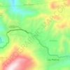 Mapa topográfico Cocollar, altitud, relieve