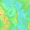Mapa topográfico Васильево, altitud, relieve