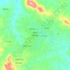 Mapa topográfico Mbinga, altitud, relieve