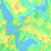 Mapa topográfico Gorhlér, altitud, relieve