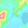 Mapa topográfico San Juan Epatlán, altitud, relieve