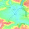 Mapa topográfico Inoa, altitud, relieve