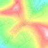 Mapa topográfico Sandfelli, altitud, relieve