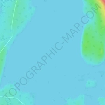 Mapa topográfico Lac Vimont, altitud, relieve