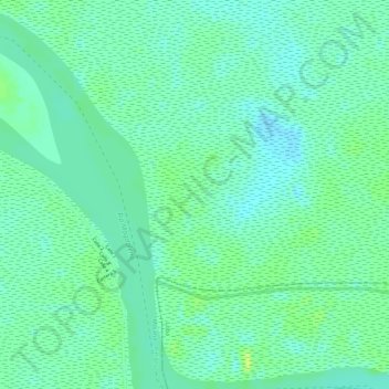 Mapa topográfico Campoalegre, altitud, relieve